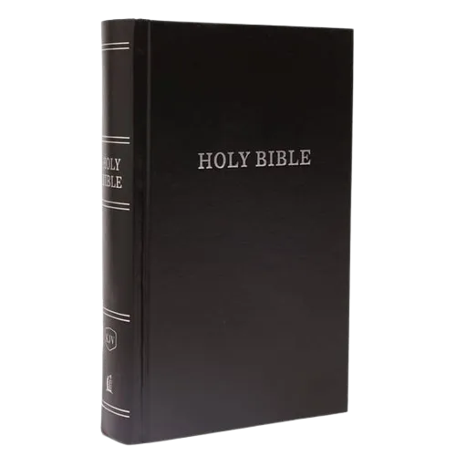 Anglais, Bible, King James Version, grands caractères, noire