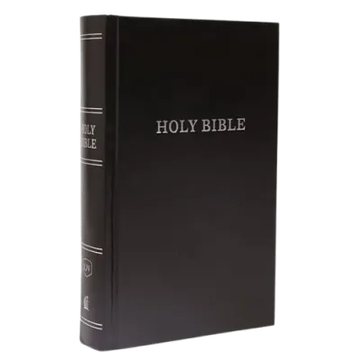 Anglais, Bible, King James Version, grands caractères, noire