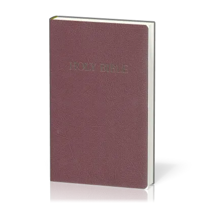 Anglais, Bible, King James Version, KJV, Gift & Award - similicuir, bordeaux