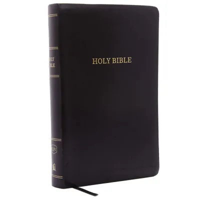 Anglais, Bible King James Version, moyen format, gros caractères, noir