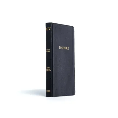 Anglais, Bible, King James Version, Thinline Bible, Black Leathertouch - KJV, similicuir souple,...