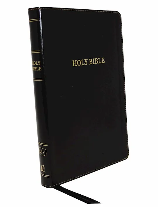 Anglais, Bible King James Version, gros caractères, similicuir, noire
