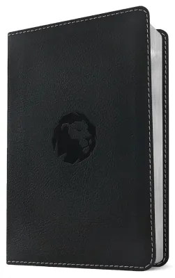 Anglais, Bible, New Living Translation, compacte, Filament Edition, similicuir noir, motif lion,...