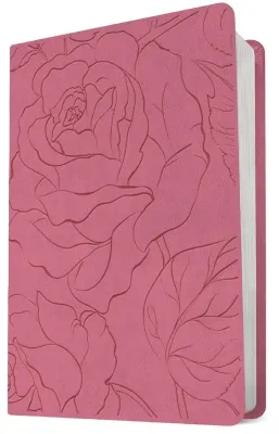 Anglais, Bible, New Living Translation, compacte, souple, similicuir, rose