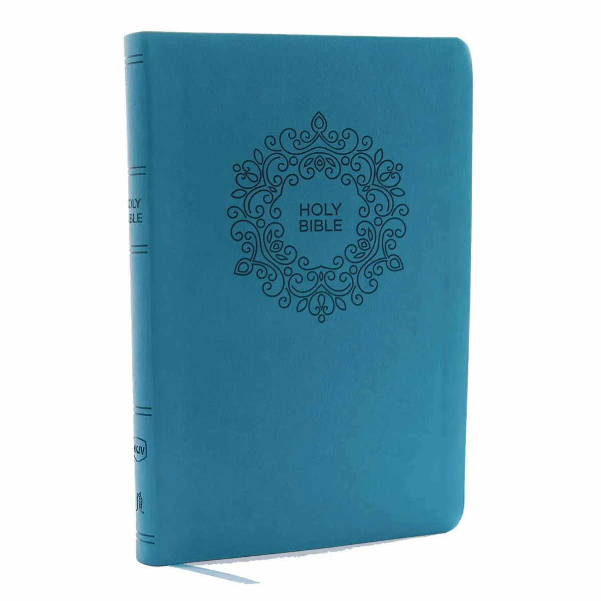 Anglais, Bible, New King James Version, gros caractères, similicuir, bleue