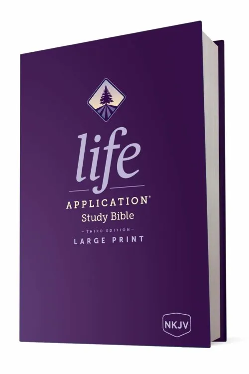 Anglais, Bible d'étude New King James Version, grands caracteres