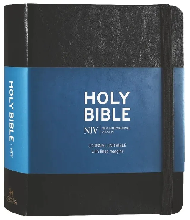 Anglais, Bible Journaling New International Version, rigide, noir