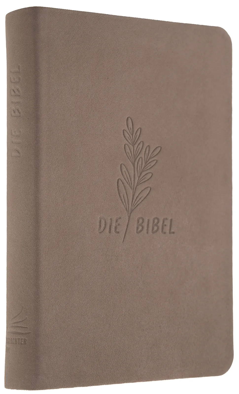 Schlachter 2000 Bibel - Taschenausgabe mit Parallelstellen, Rindsleder-Einband (flexibel), Taupe,...
