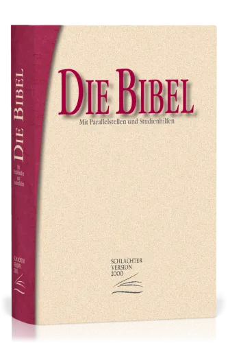 Allemand, Bible d'étude Schlachter 2000 - rigide imprimée