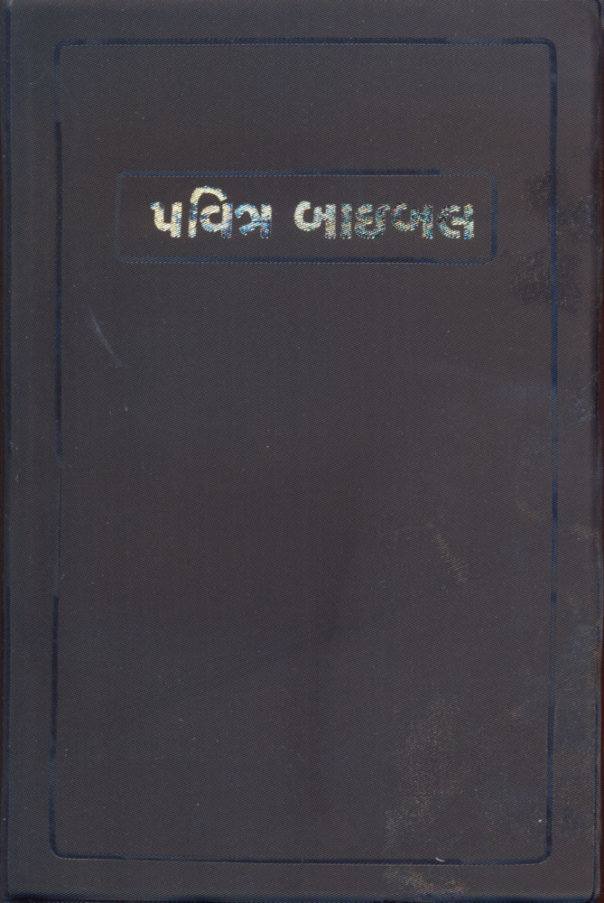 Gujarati, Bible - souple, noir