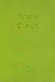 ESPAGNOL, BIBLE RVR 1960, PETIT FORMAT,CUIR VERT POMME AVEC F.E ET TR. ARGENT