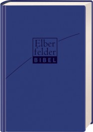 Elberfelder Bibel Taschenausgabe - Italienisches Kunstleder blau