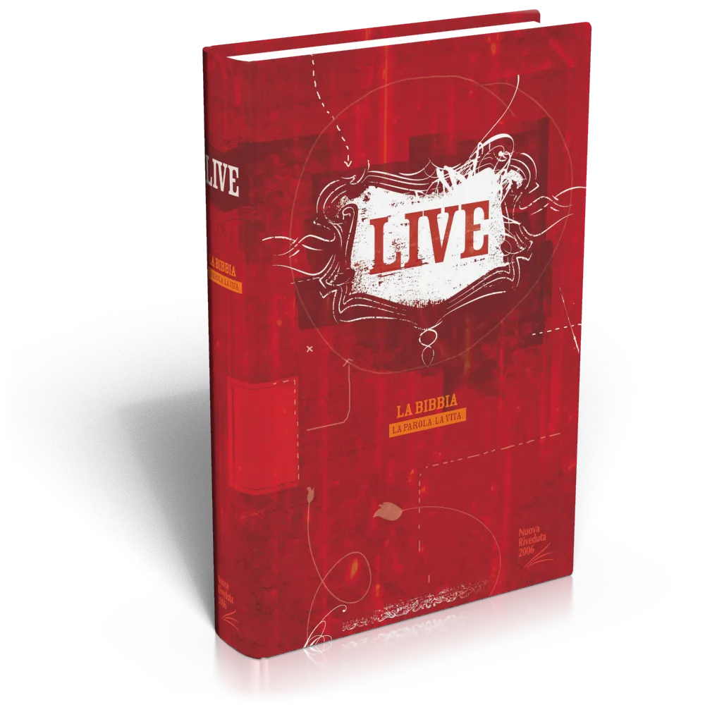 Italien, Bible Live NR 2006, rigide rouge [Nuova Riveduta 2006]