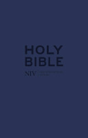 Anglais, Bible, NIV, format miniature, similicuir, bleu, fermeture éclair - NIV Tiny Navy...