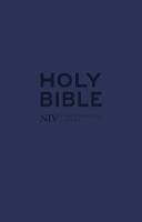 Anglais, Bible NIV, miniature, souple, bleu, similicuir, fermeture éclair - NIV Tiny Navy...