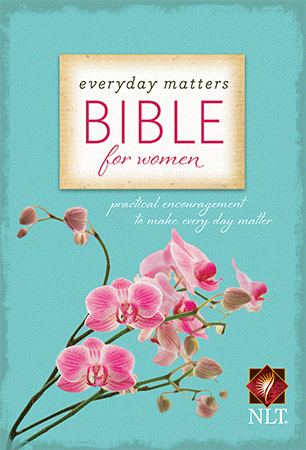 Anglais, Bible, New Living Translation, Everyday Matters Bible for Women, couverture illustrée -...