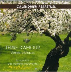 CALENDRIER PERPETUEL TERRE D'AMOUR