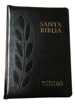 ESPAGNOL, BIBLE, RVR1960 045CZLG, SOUPLE NOIRE, FERMETURE ECLAIR, TRANCHE OR