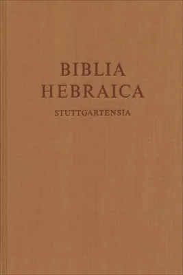 Hébreu, Biblia Hebraica Stuttgartensia (BHS) - Ancien Testament relié grand format