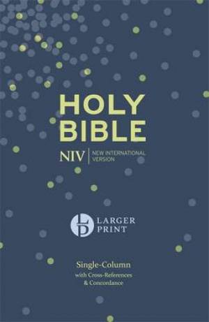 NIV large print Compact Single Column Reference Bible
