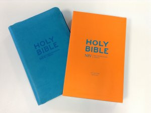 Anglais, Bible NIV, poche, souple cyan, fermeture éclair - NIV Pocket Cyan Soft-tone Bible with Zip