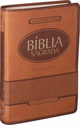 PORTUGAIS, BIBLE ALMEIDA LETRA GIGANTE, RA065TILGI, MARRON SOUPLE