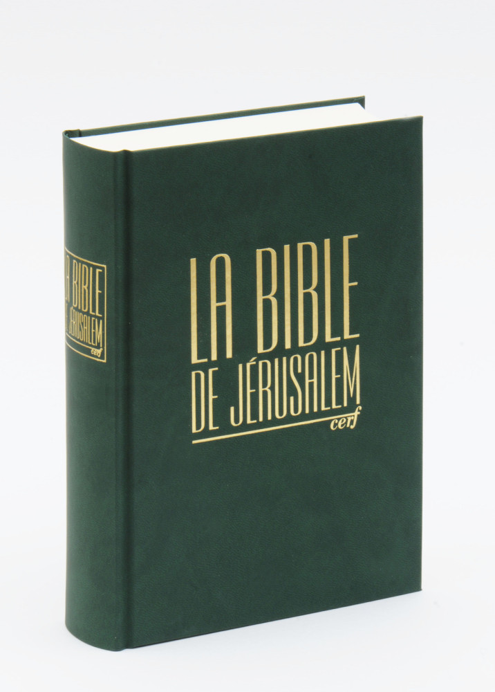 Bible de Jérusalem rigide verte édition revue et corrigée