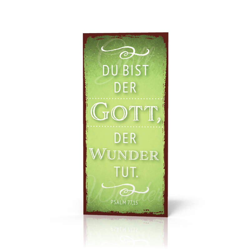 Magnet Lesezeichen Du bist der Gott…