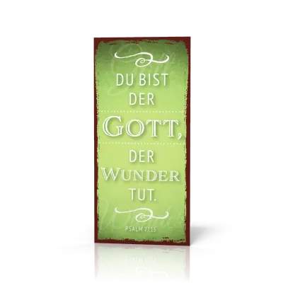 Magnet Lesezeichen Du bist der Gott…