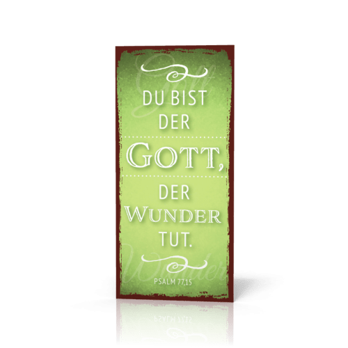 Magnet Lesezeichen Du bist der Gott…