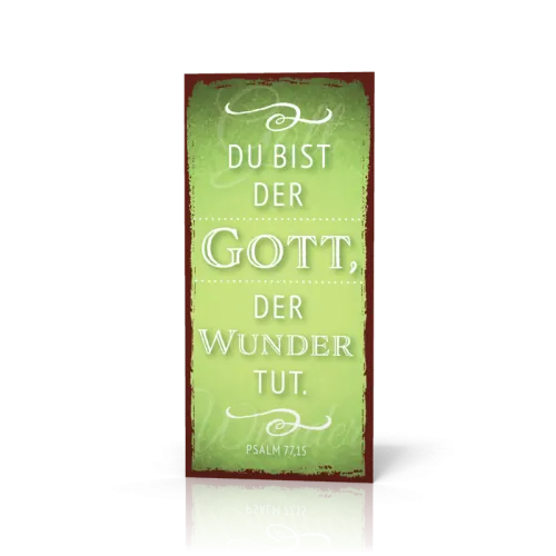 Magnet Lesezeichen Du bist der Gott…