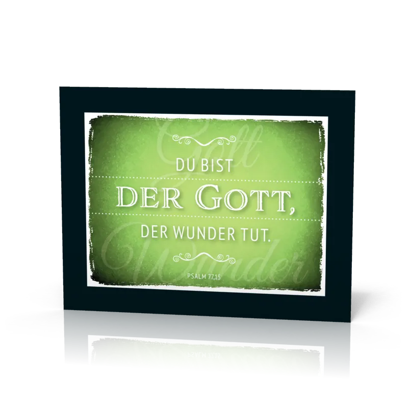 Magnet Du bist der Gott der Wunder tut