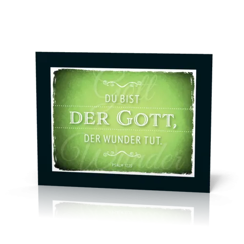 Magnet Du bist der Gott der Wunder tut