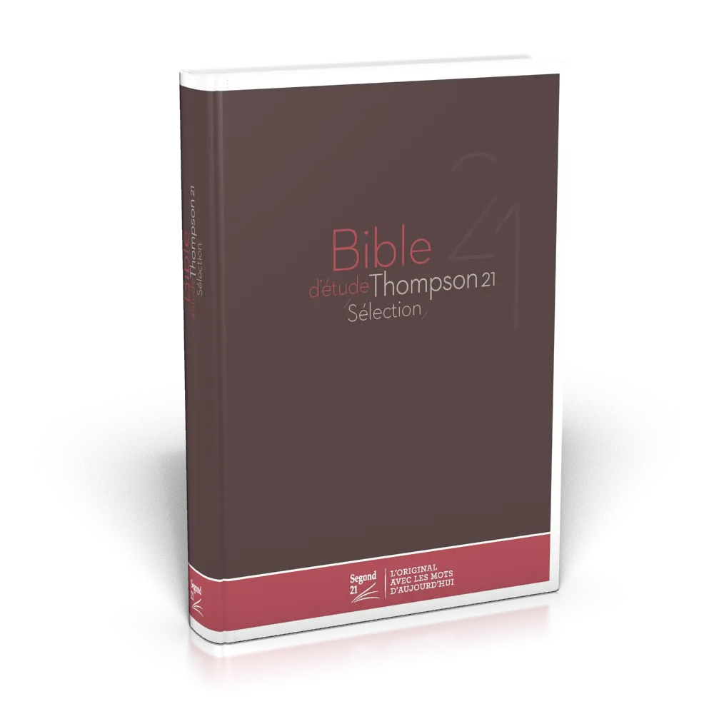 Bible d'étude Thompson 21 Sélection, marron - couverture rigide