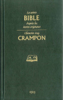 Bible Crampon 1923, verte - couverture rigide avec étui