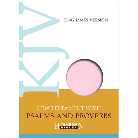 ANGLAIS, NOUVEAU TESTAMENT PSAUMES ET PROVERBES, CUIR ROSE, KING JAMES VERSION
