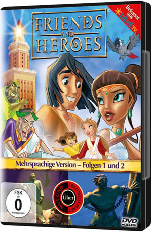 FRIENDS AND HEROES, FOLGE 1+2 DVD - TRICKFILM