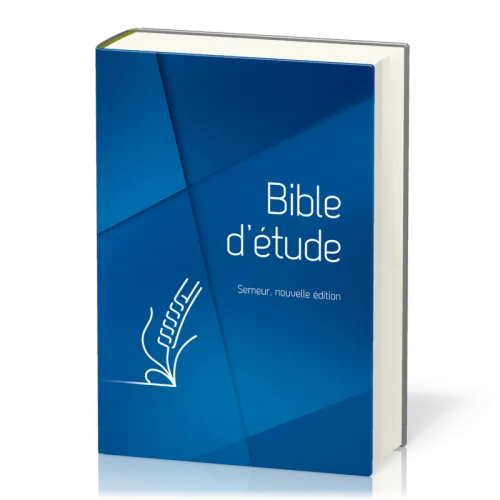 Bible d'étude Semeur 2015, bleue - couverture rigide