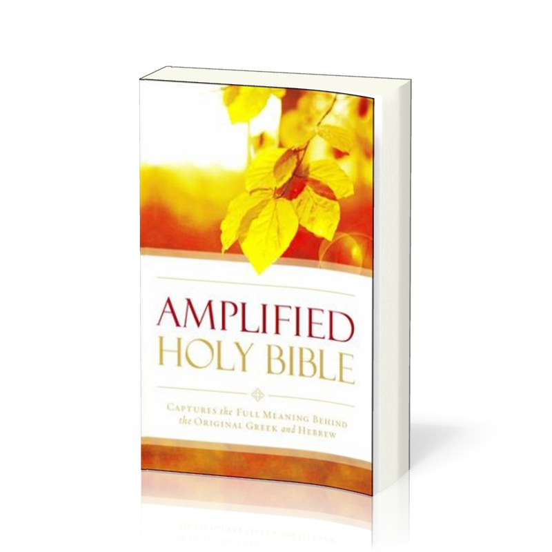 Anglais, Bible Amplified, Outreach Bible, paperback, couverture illustrée