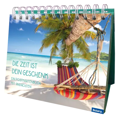 Postkarten Aufstellbuch Die Zeit ist dein Geschenk