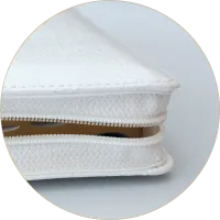 Bible Segond 1910, gros caractères, blanche - couverture souple, fibrocuir, avec zipper, tranche...