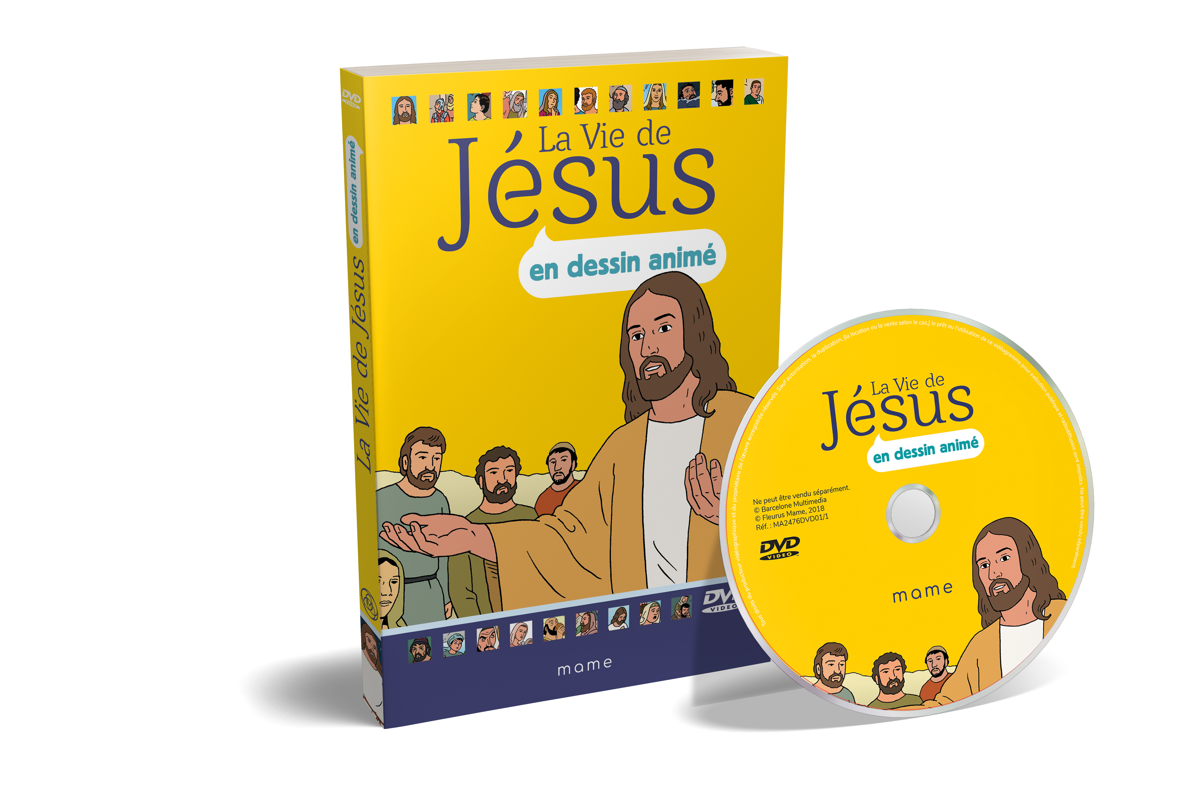 Vie de Jésus en dessin animé (La) - [DVD, 2018]