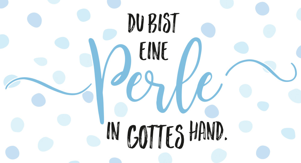 Wandschmuckschild Perle