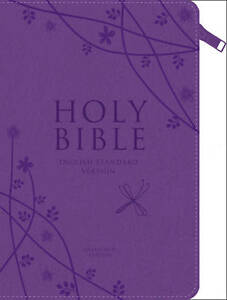 Anglais, Bible, English Standard Version, ESV, compact, violet, fermeture éclair