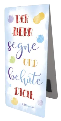 Magnet Lesezeichen Der Herr segne und behüte dich - 4. Mose 6,24