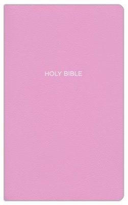 Anglais, Bible NKJV, Gift & Award - similicuir, rose