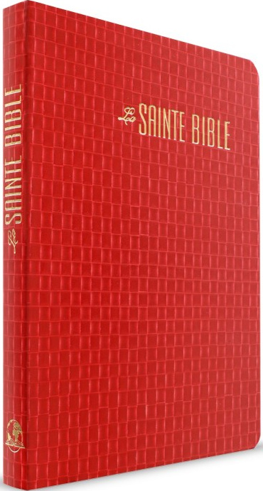 Bible Segond 1880 révisée, compacte, rouge Texas - Esaïe 55, couverture souple, vivella
