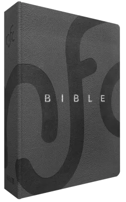 Bible, Nouvelle Français courant, luxe - couverture souple, simili cuir gris, tranche argent,...