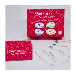 2 minutes les filles ! - Jeu de cartes pour positiver entre filles.