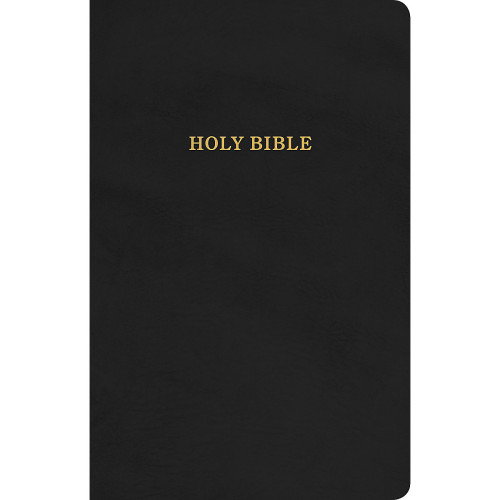 Anglais, Bible King James Version, Gift & Award, similicuir, noir